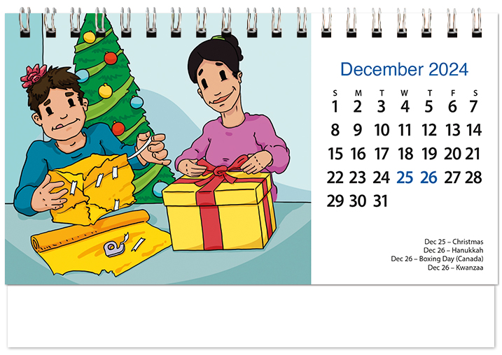 Timely Topics Desk Calendar Easel Calendar Tent Calendar
